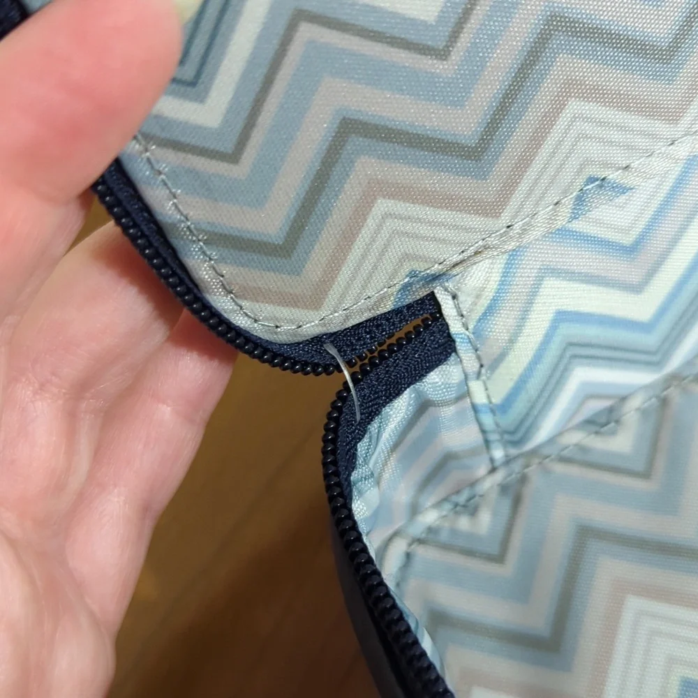 Missoni x Delta Airlines Blue Travel Bag